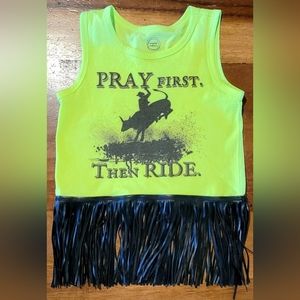 Western tank with fringe